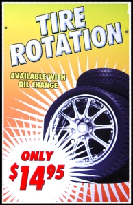 Tire Rotation Sign 1